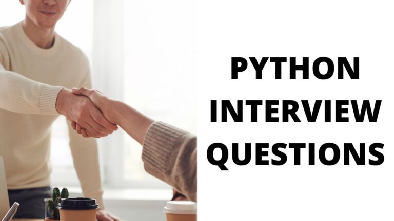 python interview questions and answers for freshers