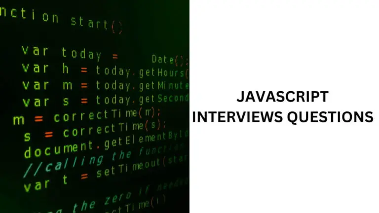 javascript interview questions and answers for freshers